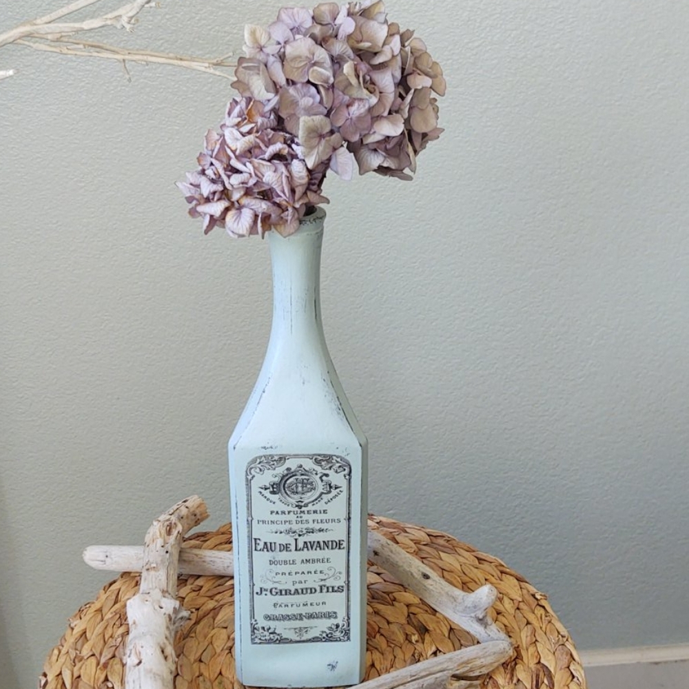 Chalkboard painted bottle